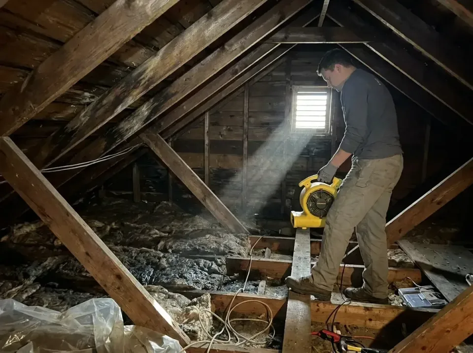 attic-water-damage-drying-proc-007 — frequently asked questions, Emergency Water Extraction & 24/7 Flood Response in Ranchet…
